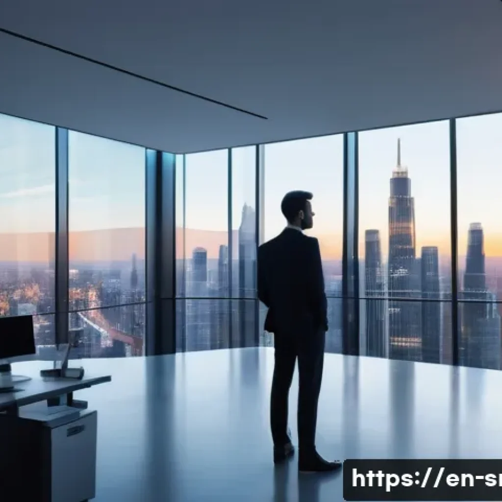 인터넷정보검색 실무와 최신 검색 기술 트렌드 - **Prompt:** A diverse young professional, male or female, standing in a brightly lit, modern office ...