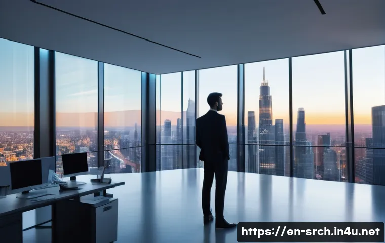 인터넷정보검색 실무와 최신 검색 기술 트렌드 - **Prompt:** A diverse young professional, male or female, standing in a brightly lit, modern office ...